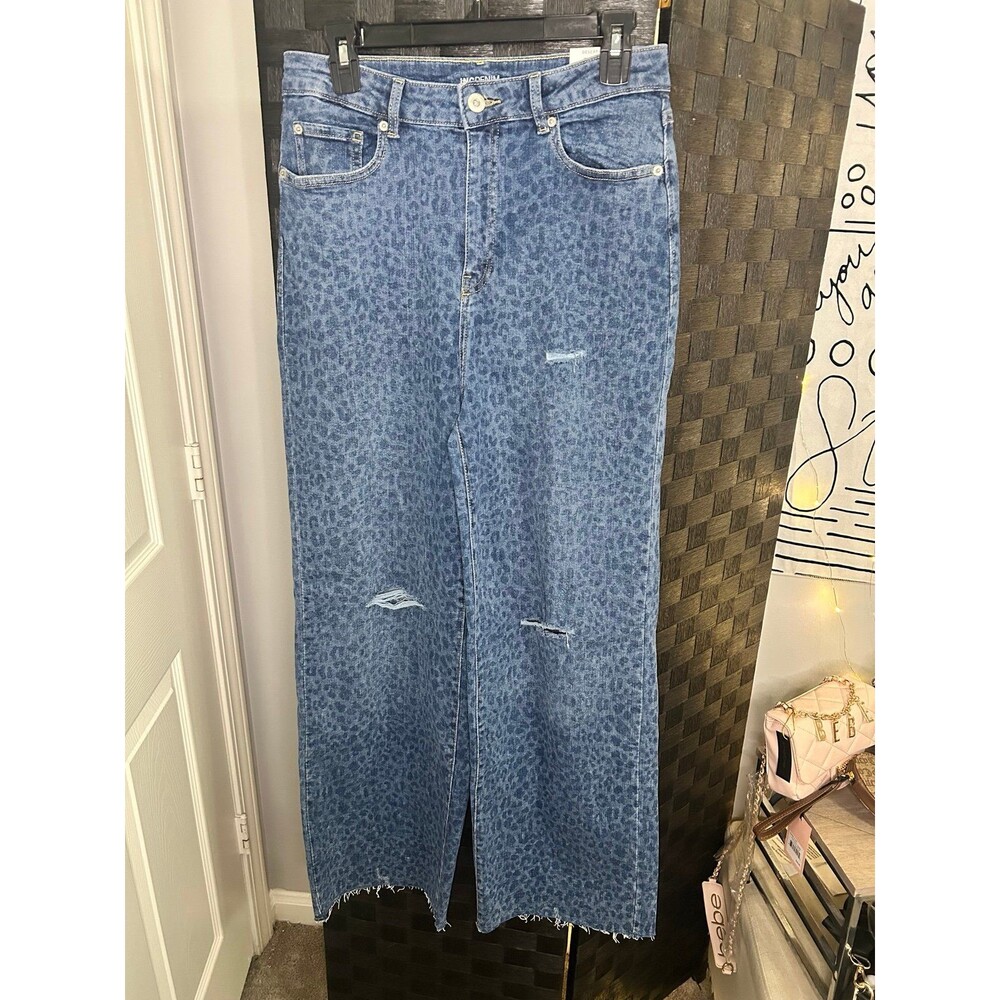 Leopard Print Women Jeans
